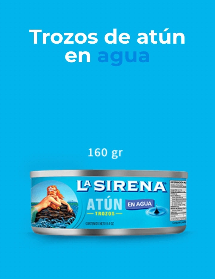 Atún en agua