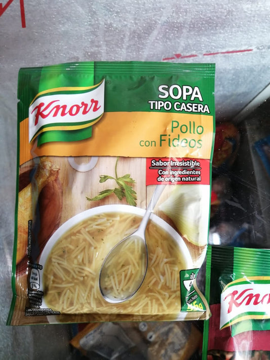 Sopa Casera Pollo con fideos - Knorr