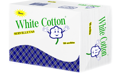 Paquete de Servilletas White Cotton